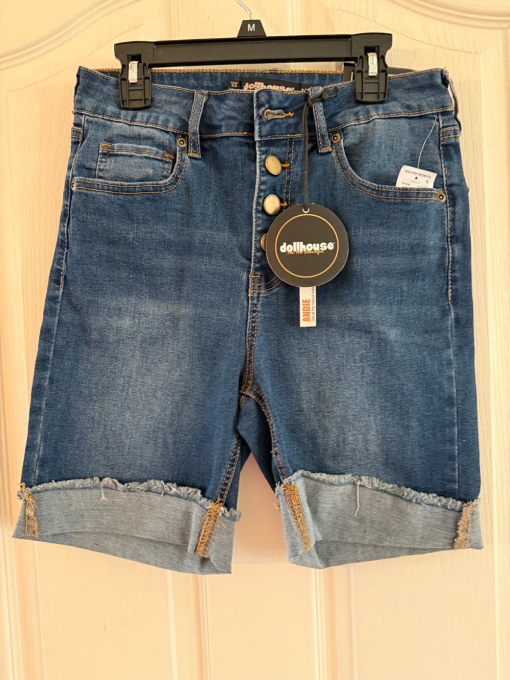 Dollhouse Blue Denim Jean Shorts